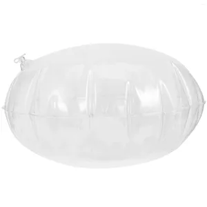 Oreiller gonflable extérieur d'oreillers de voyage, camp pour canapé Portable en PVC transparent