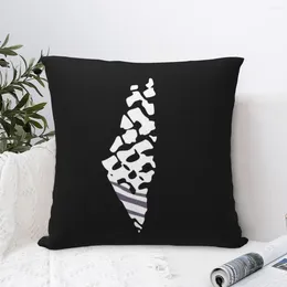 Kussen Palestina Palestijnse kaart met Keffiyeh vierkante kussenslopen bed autokoffer schattig woondecoratie gooien 40