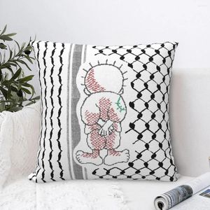 Kussen Palestijnse Tatreez vierkante hoezen polyester woonkamer Palestina Kufiya Keffiyeh Case Cool Decor kussensloop