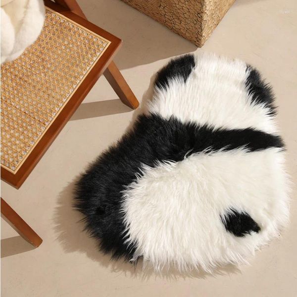 Almohada Panda Suave Lindo Año Felpa Sofá Silla de Oficina Moda Restaurante Decoración Cómodo Espesar Mantener Caliente