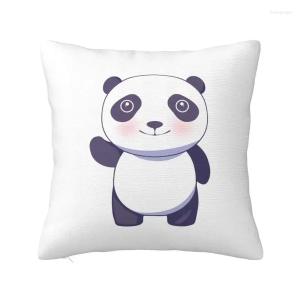 Oreiller Panda, couverture nordique, Animal mignon, taie d'oreiller douce