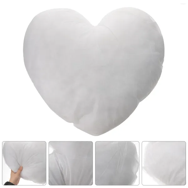 Oreiller coeur de pêche, inserts d'extérieur, canapé, cadeau intérieur, remplissage confortable, coton PP pour bébé