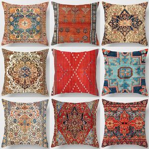 Oreiller persan turc motif couvre étuis décoratif douceur couverture salon décoration simple face