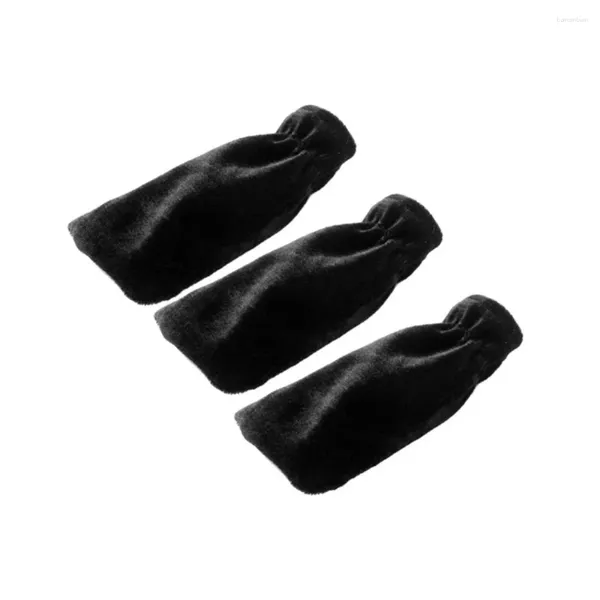 Oreiller pédale de piano couvercle de pied pad 3pcs Pleuche Protection Case de musique Instruments d'instruments