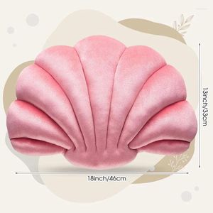 Oreiller rose mer princesse seashell décoratif coquille douce chaise en forme de chaise en peluche pour canapé canapé-lit