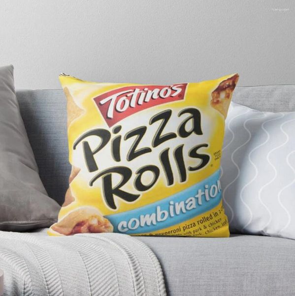 Rolls de pizza oreiller jet décoratif s pour canapé de salon
