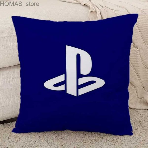 Oreiller PlayStations housse de coussin décorative 45x45 literie housse de coussin Y240401