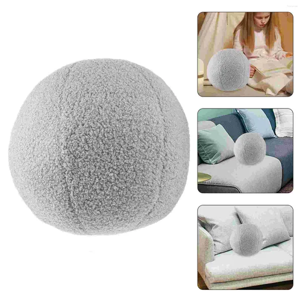 Almohada pelota de peluche sofá sofá almohadas esponjosas de dormitorio