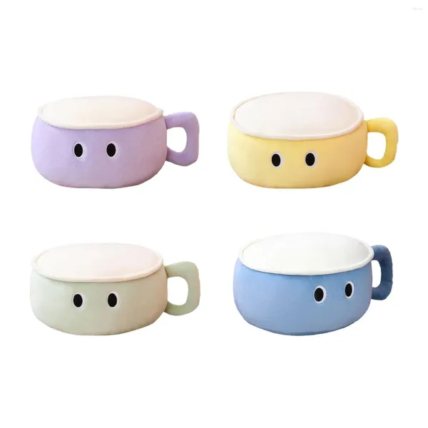 Oreiller en peluche, jouet moderne et amusant, dessin animé, tasse de Simulation douce et confortable