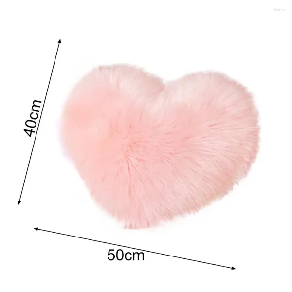 Oreiller pratique poupée PP coton accrocheur sans odeur en forme de coeur moelleux canapé étui en peluche Flexible