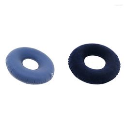 Oreiller gonflable pratique, coussin d'anneau de piscine, siège en caoutchouc Donut, acné