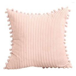 Pillow Practical Ins Luxe Tassel Bur Ball Cover Corduroy Home Decoratie