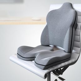 Oreiller Premium chaise ensemble siège en mousse à mémoire de forme soutien lombaire orthopédique protéger Coccyx soulager les maux de dos voiture