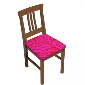 Oreiller preppy vibrant rose zèbre couvercle carré de salon moderne pour les sièges accessoires décor de la maison