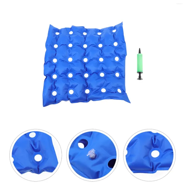 Almohada PVC Silla de ruedas Anti-escaras Silla de decúbito Almohadilla Estera P??c Material Cadera izquierda Sofá inflable