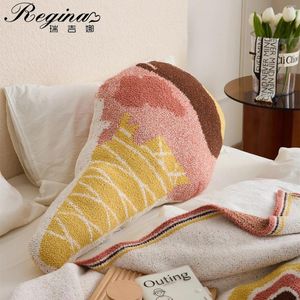 Almohada Regina Kawaii Diseño de helado Lanza suave y cálido acogedor sueño dakimakura linda cama para la cama asiento trasero decorativo