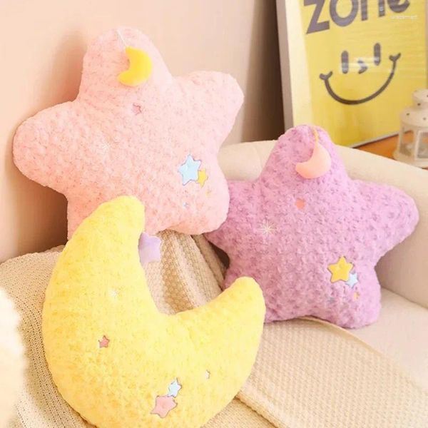 Almohada relajante kawai kawai baby rala de estar amarillo oficionado para los niños duermiendo almfada de reverto decoraciones para el hogar