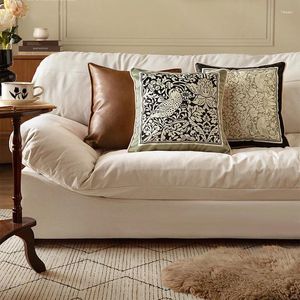 Oreiller rétro Angleterre Love Brid Print Velvet Cover Patio Luxury Art Design Soft Sofa Chair Cojines