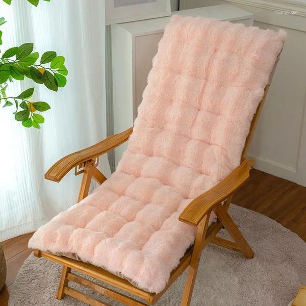 Chaise à bascule d'oreiller en peluche jardin extérieur