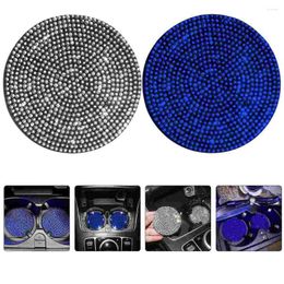 Kussensronde beker Matten auto-bling accessoires vrouwen hitte-resistente pads anti-skid tumbler