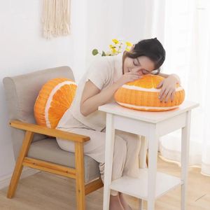 Oreiller motif de fruits rond petit canapé créatif de style frais tatami en peluche chaise de bureau de bureau adapté à la peau douce