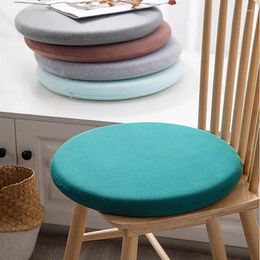 Oreiller rond, chaise amovible lente, lavable, siège Tatami convivial et tissu en mousse à rebond, peau à mémoire de forme, bureau