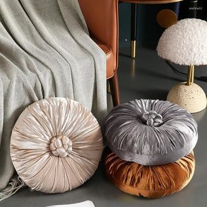 Oreiller rond en velours raisins de forme siège pour chaise canapé taille arrière pouf lance tatami baywinow décoration de maison