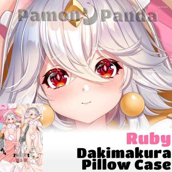 Almohada Ruby Dakimakura Torre de fantasía Juego de fantasía Caso de abrazo de abrazo Cuerpo completo