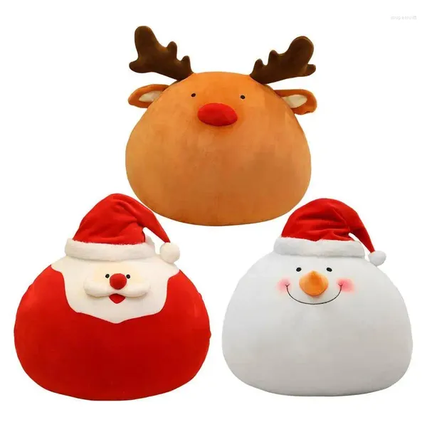 Almohada Santa Claus Plush Durable Cartoon Juguete Cernera Cernera Mande