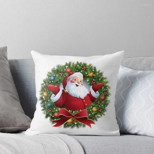 Kussen Santa Clause Christmas Art Throw Decor Covers for Pillows Sofas Year