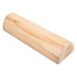 Oreiller oreiller oreiller oreiller en bois sculpté couche raide à vapeur dur épaule en bois