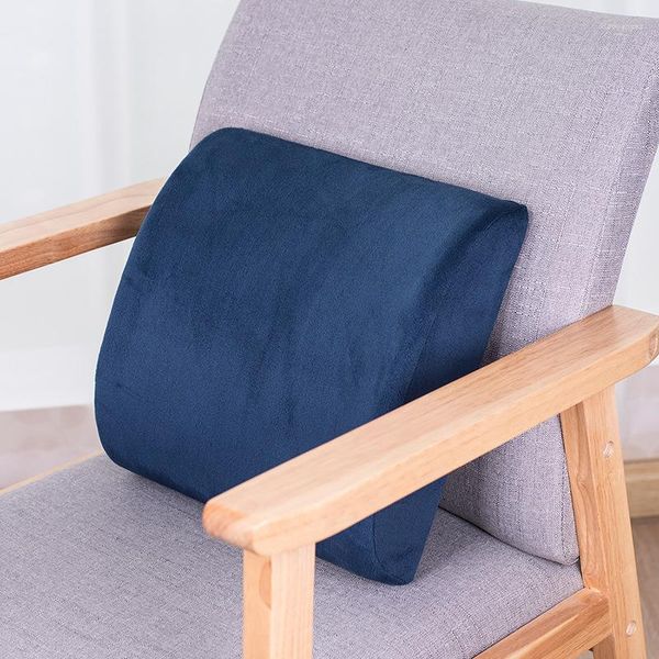Pillow Seat Cushion Lumbar Office Slow Rebound Memory Plush Sponge Car Breathable Support
