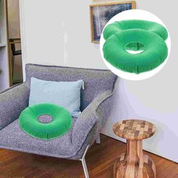 Almohada Asiento Donut Anillo Inflable Hemorroides Air Tailbone S Portablepadup Blow Floor Exterior Silla de Ruedas
