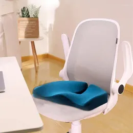 Kussenstoel ergonomische traagschuim kussen rugpijn verlichting voorgevormde houdingscorrector voor autolchair bureau stoel