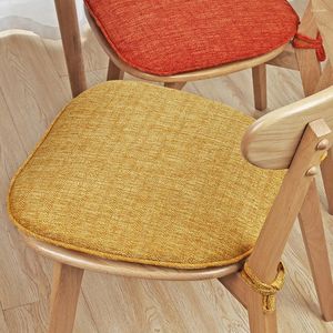 Kussenzitting gemaakt van polyestervezel en linnen Brede toepassing Antislip stoelkussens Donkergroen