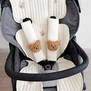 Kussen schouderriem deksel babyauto zitgordel pluche veiligheidswinnaar accessoires borstbescherming voor kind zachte kussen