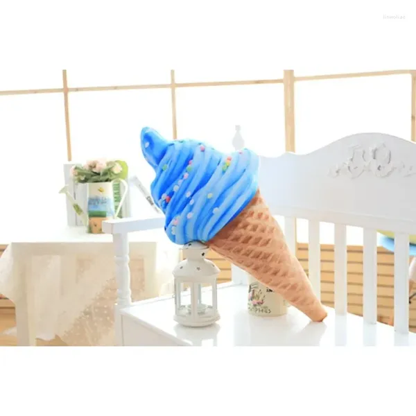 Oreiller Simulation crème glacée poupée personnalité amusant cône enfants en peluche lit canapé décorations pour la maison G42