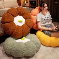 Oreiller simulation Pumpkin futon pp coton rempli de siège canapé plancher de bureau