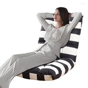 Oreiller chaise de plancher de canapé unique bonne résilience facile à démonter ergonomique avec 5 angles réglables pour
