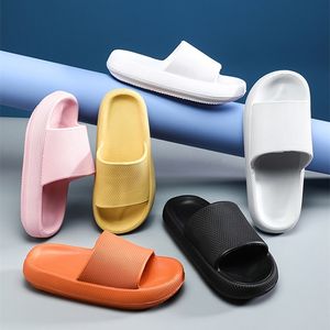 Kussenpantoffels voor dames en heren Huisdia's Douchesandalen Extreem comfortabele gedempte dikke zool Platform Designer-slipper