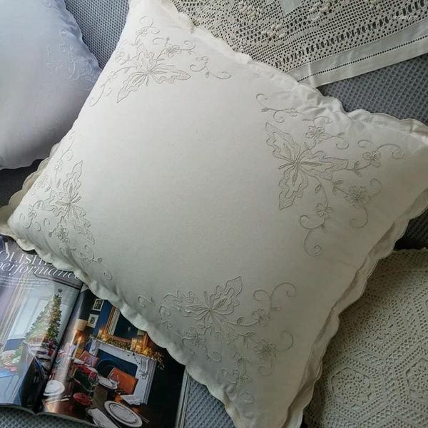 Pillow Sofa esthétique Designer White Country Girls Home Decorations Jepanais Elegant Luxury Almofadas