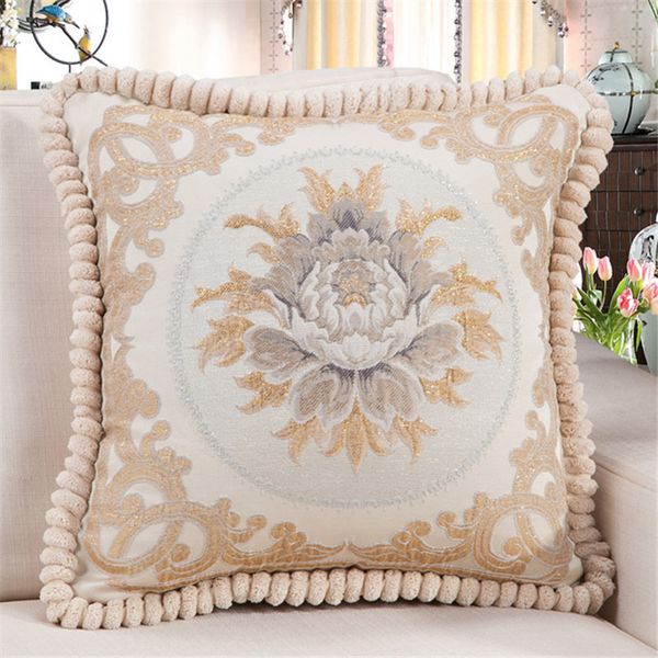 Oreiller canapé coussin salon couverture européenne sans noyau lit dos chevet grand