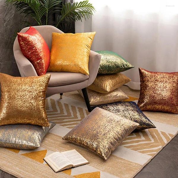 Taie d'oreiller décorative pour canapé, housse carrée douce et Durable avec fermeture éclair cachée, protection décorative pour facile
