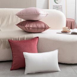 Almohada Sofá Rectángulo S Fundas De Almohadas Terciopelo Abrazando Silla De Sala Estética Cojines Nórdicos Decoraciones Para El Hogar