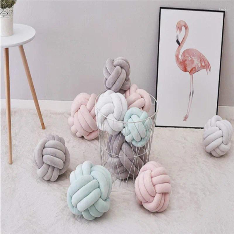 Pillow Soft Knot Ball S Bed Stuffed Home Decor Plush Throw Well-sealed Well-padded