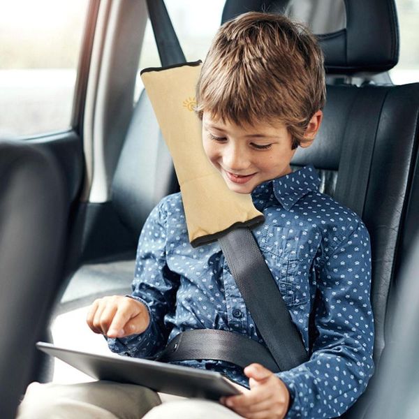 Almohada Cinturón de seguridad suave Almohadilla para el hombro Auto Seguridad del automóvil Proteger Ajustar el vehículo Compatible para niños