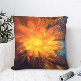 Oreiller solaire fleur jeter cas Art court Plus couvertures pour la maison canapé chaise sac à dos décoratif