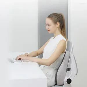 Kussen vaste kleur praktische kantoor stoel s lange zittende taille duurzame geheugen katoenen rugleuning voor voertuigen