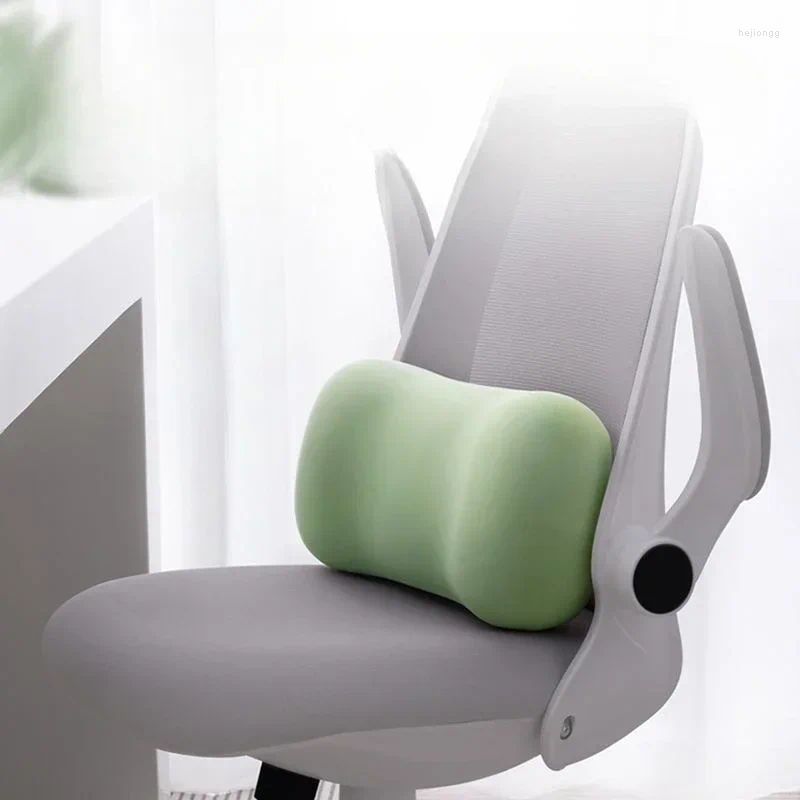 Pillow Solid Color Waist Pad Macaron Office Sedentary Artifact Small Fresh Student Chair Backrest