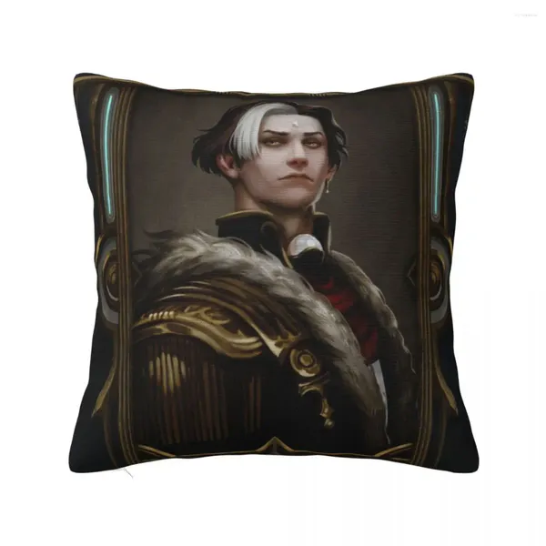 Almohada Solus Zos Galvus Retrato enmarcado Cojines Decoración Fundas de almohada para el hogar